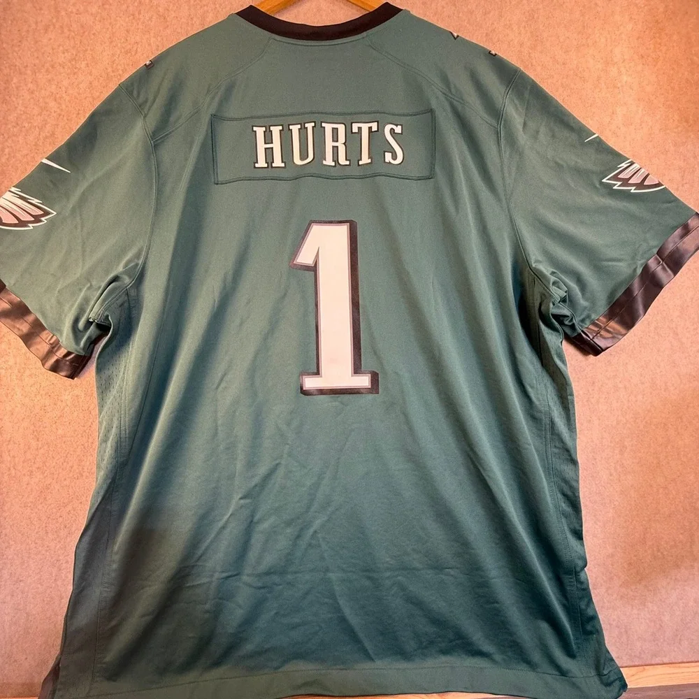 NWT Nike Philadelphia Eagles Jalen Hurts Super Bowl LVII Jersey Green 3XL